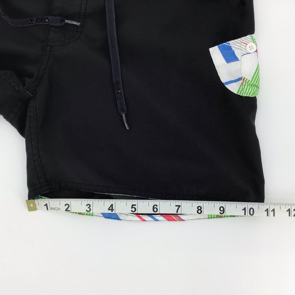 Oakley Black Shorts with Floral Logo design, 8 - Picture 14 of 15